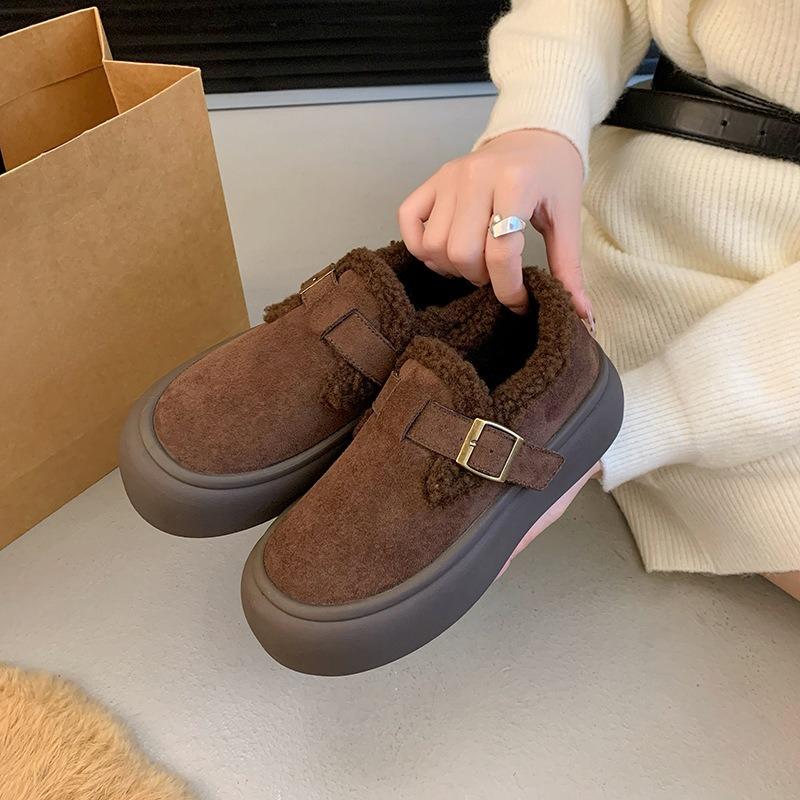 

Новые женские зимние ботинки на толстой подошве, флисовые и утепленные, самые продаваемые хлопковые ботинки 40