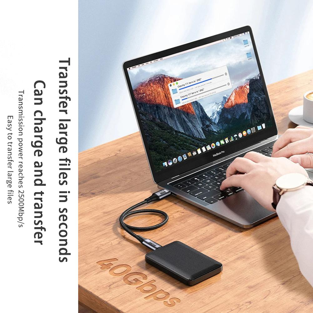 USB4.0 Functional Data Cable USB C To Type C Cable 8k60hz PD 100W 40Gbps Fast Charging Type-C Cable Data Cord
