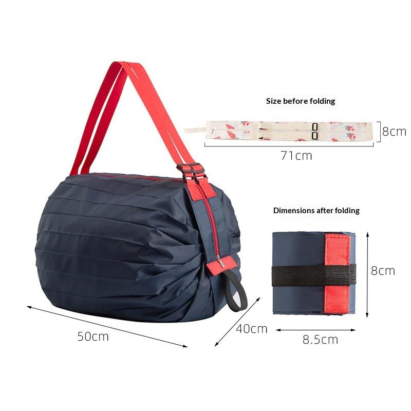 Foldable Travel Bag Waterproof Travel Portable Storage Bag Beach Bag Large Capacity And Hand-Held Grocery Travel Bag