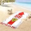 Stuttgart Spirit Print Beach Towel, Large Soft Quick Dry Towel for Beach Camping Swimming