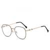 New Ni Ni Style Eyeglass Frame With Blue Light Blocking Metal Design For Fashionable Adults