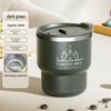 High-Value Portable Straw Cup with Lanyard, 304 Stainless Steel, Ideal for Cola and Coffee, Great Gift