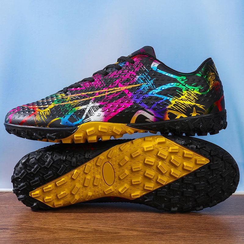 New Professional Football Shoes Men's and Women's AG Long Nails TF Broken Nails Youth Students Grass Competition Training Shoes