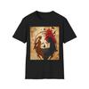 Light Vs Darkness Graphic Tee: Symbolic Fantasy Art T-Shirt Graphic T Shirts Retro Streetwear Neck Short-sleeved Men's T-shirt