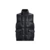 Down Vests Men's Black Stand Collar Moderate 1378837-001