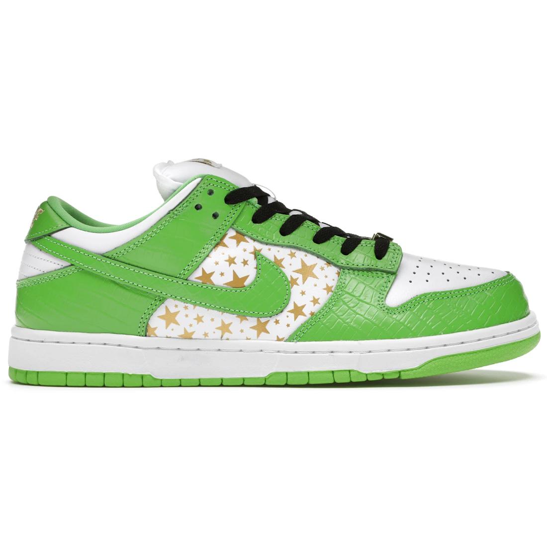 

Кроссовки Nike SB Dunk Low Supreme Stars Mean Green (2021)(ДХ3228-101) 42