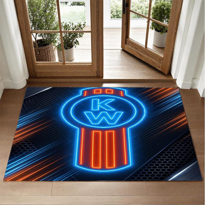 Kenworth Design Crystal Velvet Rug Soft Decorative Mat for Bedroom Entrance