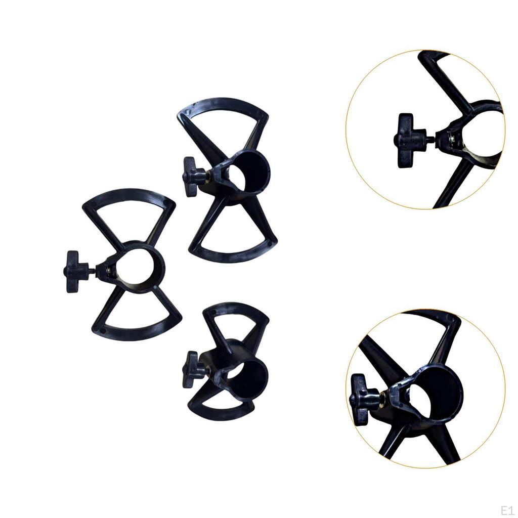 3x Djembe Stand Parts Attachment Portable Equipment Easy Installation Holder Drum Rack for
