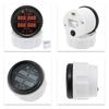 ZMFJH 8 Color LED Multifunctional 52mm Fuel Level Gauge+Oil Pressure+Water Temperature+Voltmeter with Sensor 0-190ohm 100-600mm