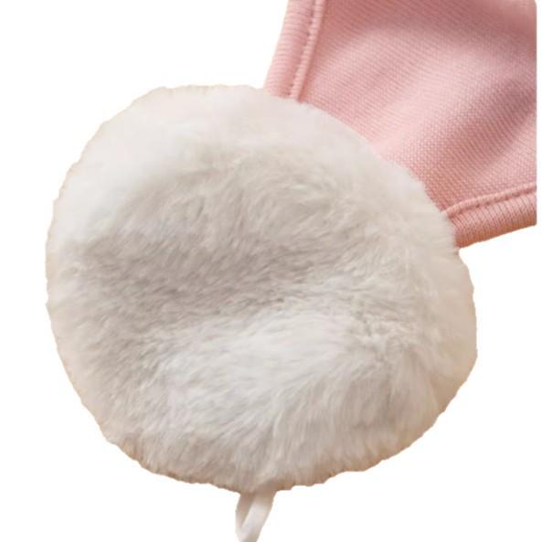 Free Shipping! Cute Winter Plush Cotton Mask with Breathable, Windproof, Coldproof Earmuffs