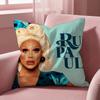 Singer R-RuPaul Cushion Cover Multi-Scene Pillow Cover for Home & Car - Reversible, Soft & Durable for Daily Use