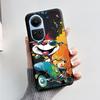 For OPPO Reno 10 5G CPH2531 Case Stylish Pattern Soft Silicone Phone Cases for Oppo Reno10 Pro Global 2023 CPH2525 Back Cover