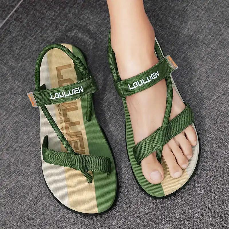 Fashion Does Not Slip Backless Sandals Men Bath Shoes Men's Slippers Home Sneakers Sports High End Pretty Team Losfers Comfortable