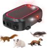 Ultraschall-Tierabwehr für den Außenbereich mit Taschenlampe   Fahrzeugmontierbarer Marder Katzen Hunde Nagetierabwehr   Batteriebetriebene Schädlingsbekämpfung für Auto Garage