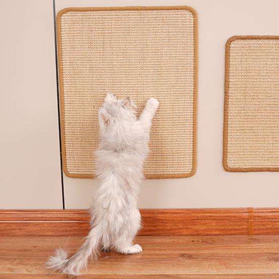 Cat Scratch Pad Sisal Cat Scratching Board for Indoor Cats Wall Mounted Cat Scratcher Furniture Protector