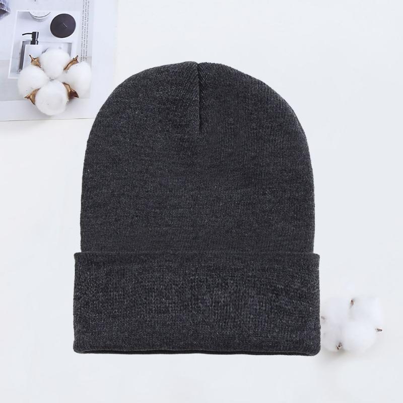 Knitted hats Versatile cold-proof autumn and winter hats Women's wool hats Knitted hats Men's
