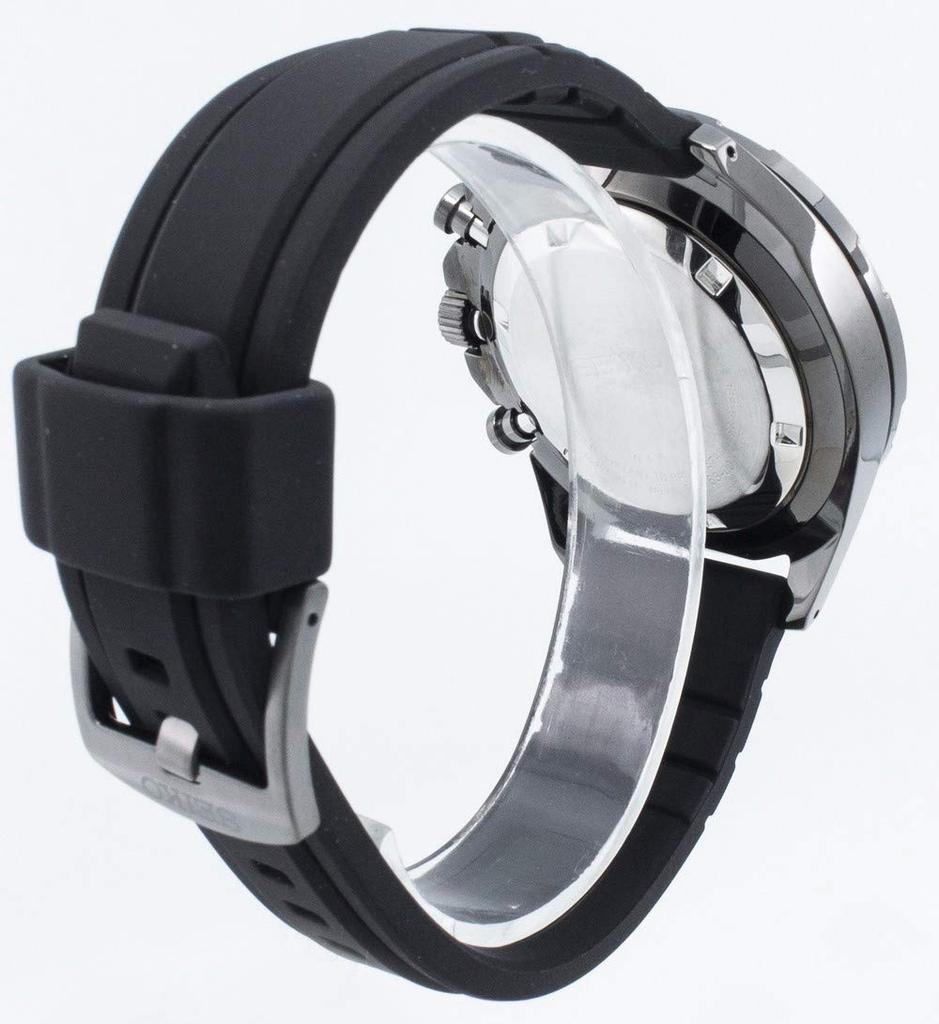 Seiko Quartz Chronograph Men's Watch Black SSB349P1 (Parallel Import)