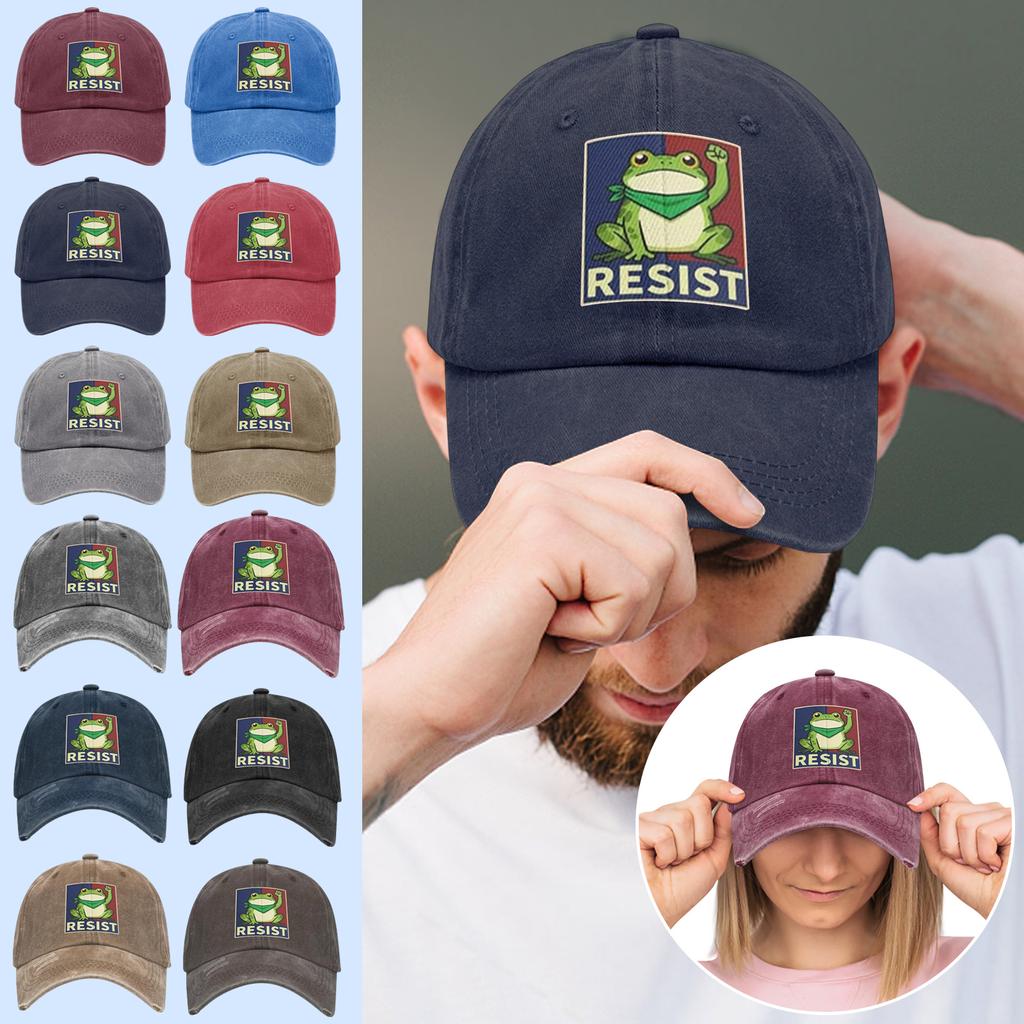 Baseball Cap With Retro , Cotton Washable Adjustable, A Gift For Friends