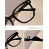 Horn-rimmed Glasses Retro Ultra-light Glasses Anti-blue Light Transparent Glasses Women Men Computer Flat Light Glasses