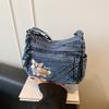 Multi-pocket Dog-pattern Casual Commuting Lightweight Large-capacity Shoulder Bag with Crossbody Strap Casually