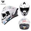 Cross-border DOT Certified Full Face Motorcycle Helmet for Men and Women, Trendy Four Seasons Riding Gear
