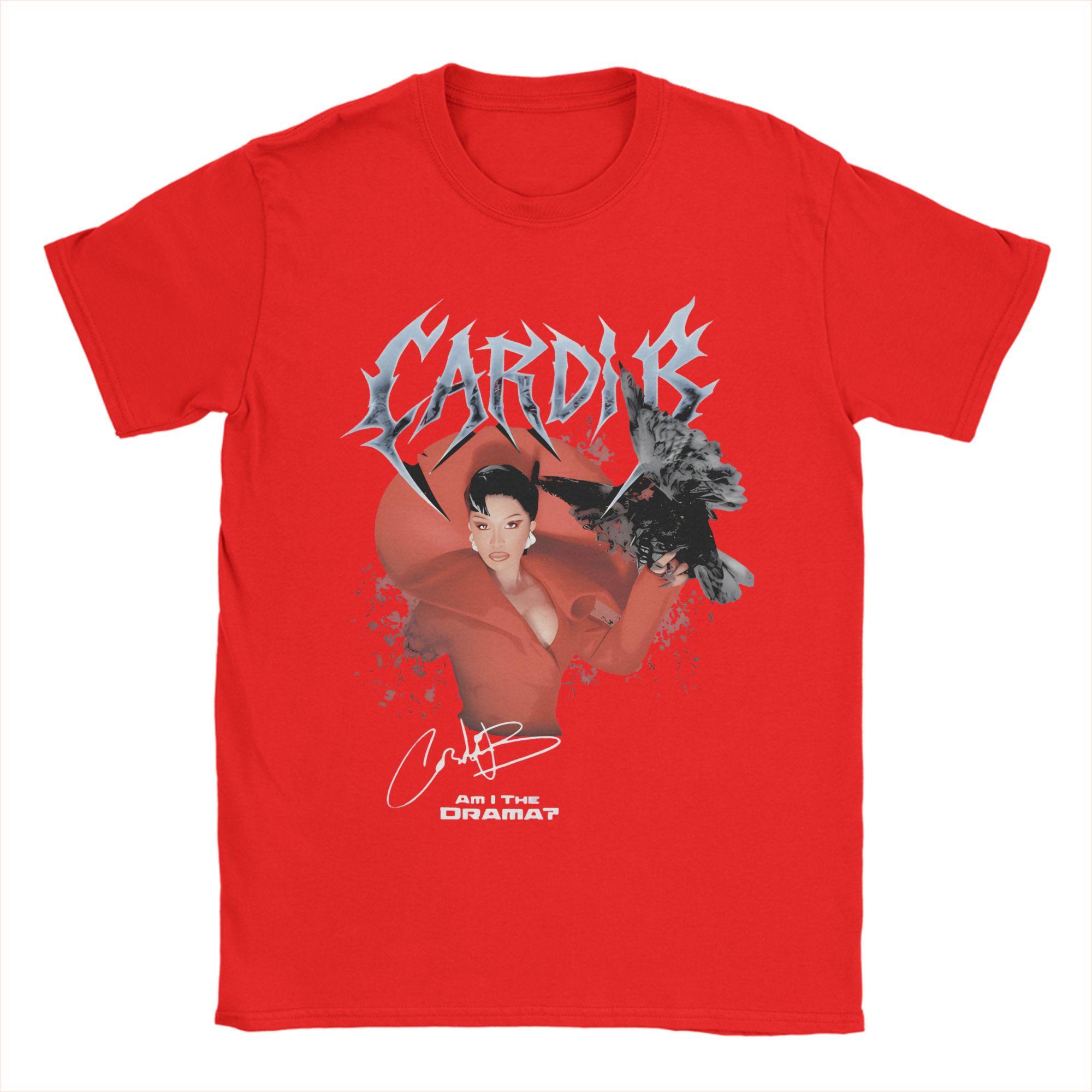Unisex Women Printed Cardi B Am I The Drama Tour 2026 Tee T Shirt 100 Cotton Tshirts Clothing S