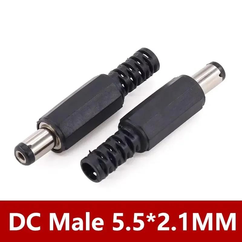 

10/50/200Pcs DC-022 DC Plug Jack Panel Mounting DC022 5.5x2.1mm/2.5mm DC Power Socket Connector with Screw Nut 10pcs
