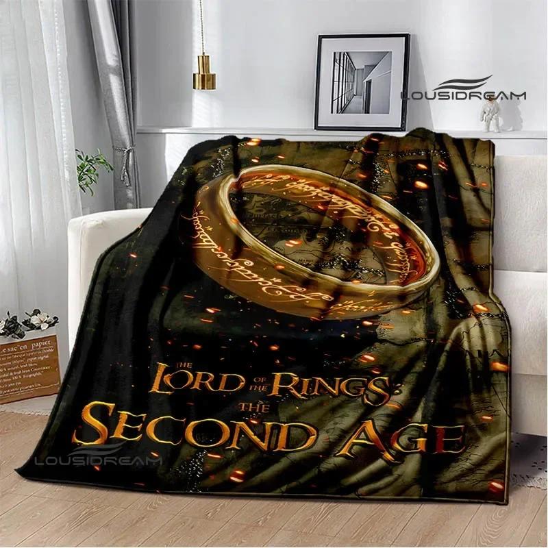 L-Lord of the Rings printed blanket Warm Flannel Blankets Soft and Comfortable Home Travel Blanket bed linings Birthday Gift