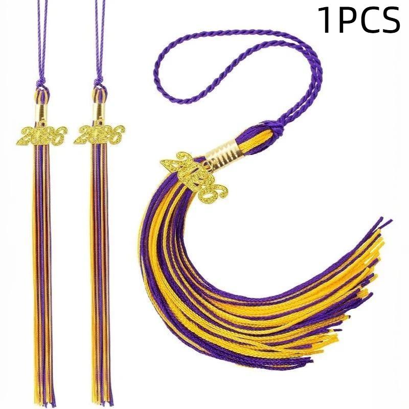 2026 Polyester Alloy Academic Tassel Hanging 10 Colors Pure Color Charm Pendant Diy Crafts Style Student Dress Up Tassel
