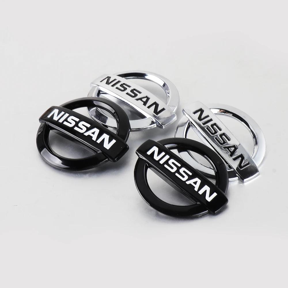 1Pc ABS Car Steering Wheel Logo Emblem Cover Sticker For Nissan Qashqai Patrol X-Trail Juke MICRA Altima Tiida Versa Leaf Serena