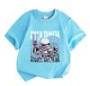 Kids Boys Girls 100% Cotton Crew Neck Short Sleeve T-Shirt, Cute Cartoon Chibi Storm Trooper Print Casual Summer Tee for Daily Wear