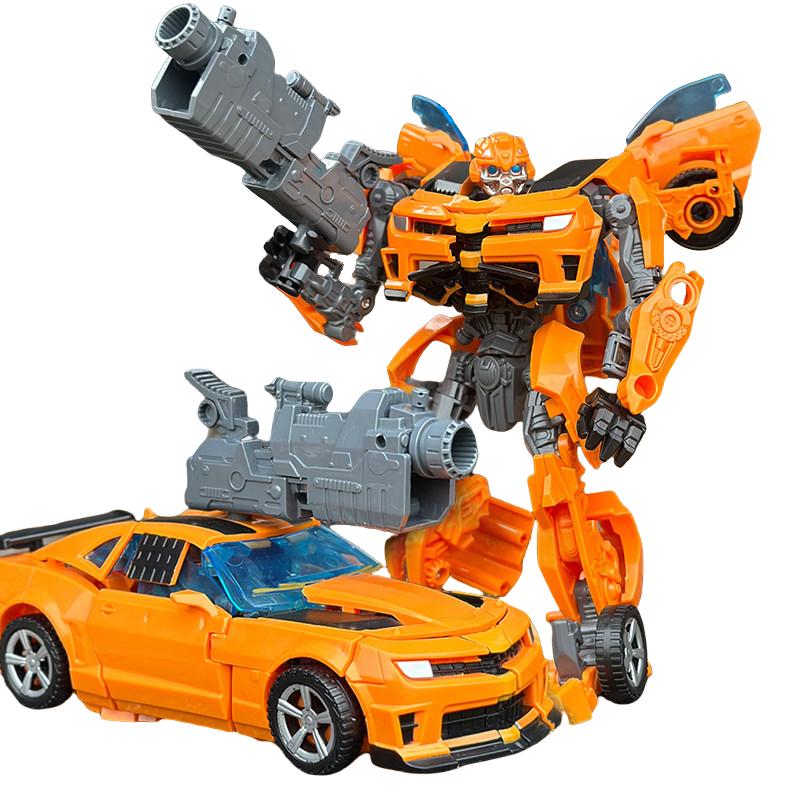 Transformation Robot Car Autobots Bumblebee Optimus Prime Action Figure Toys Plastic Anime Movie Series Children Birthday Gift