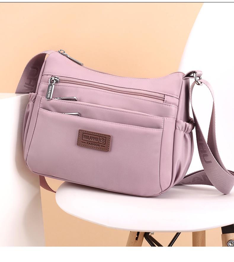 Women's Multi-layer Casual Cloth Shoulder & Crossbody Bag - Fashionable, Lightweight, and Large Capacity