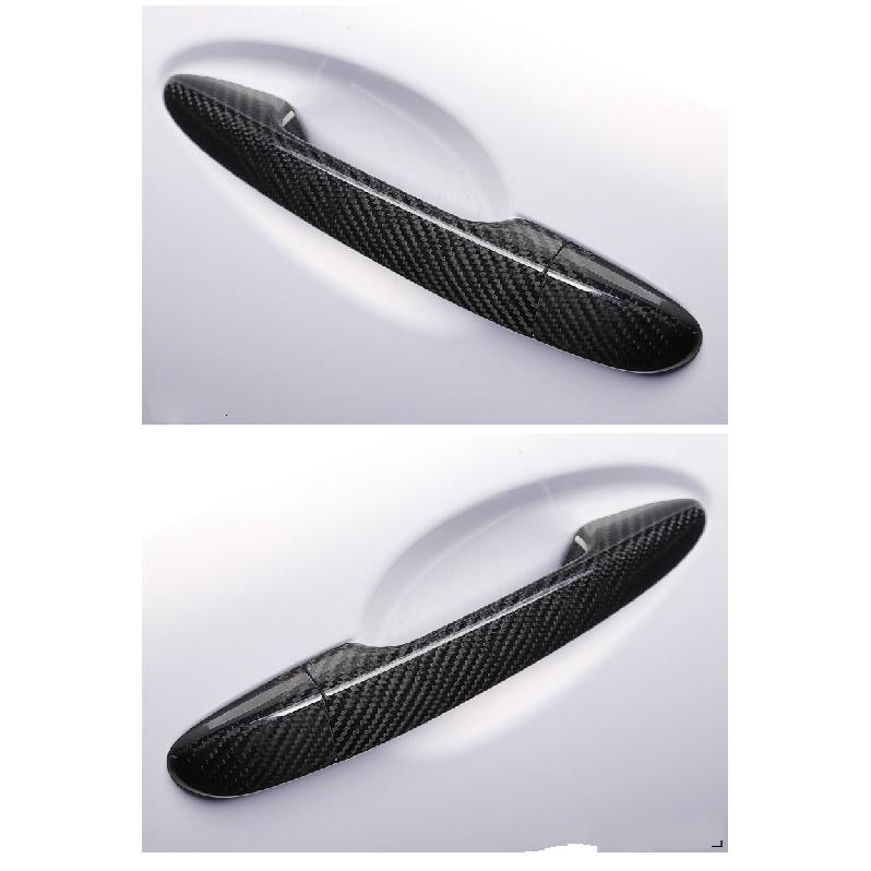 Right Hand Drive For Mazda 2 2008- Mazda 3 2010- Mazda 6 2007 -  Carbon Fiber Car Door Handle Cover Car