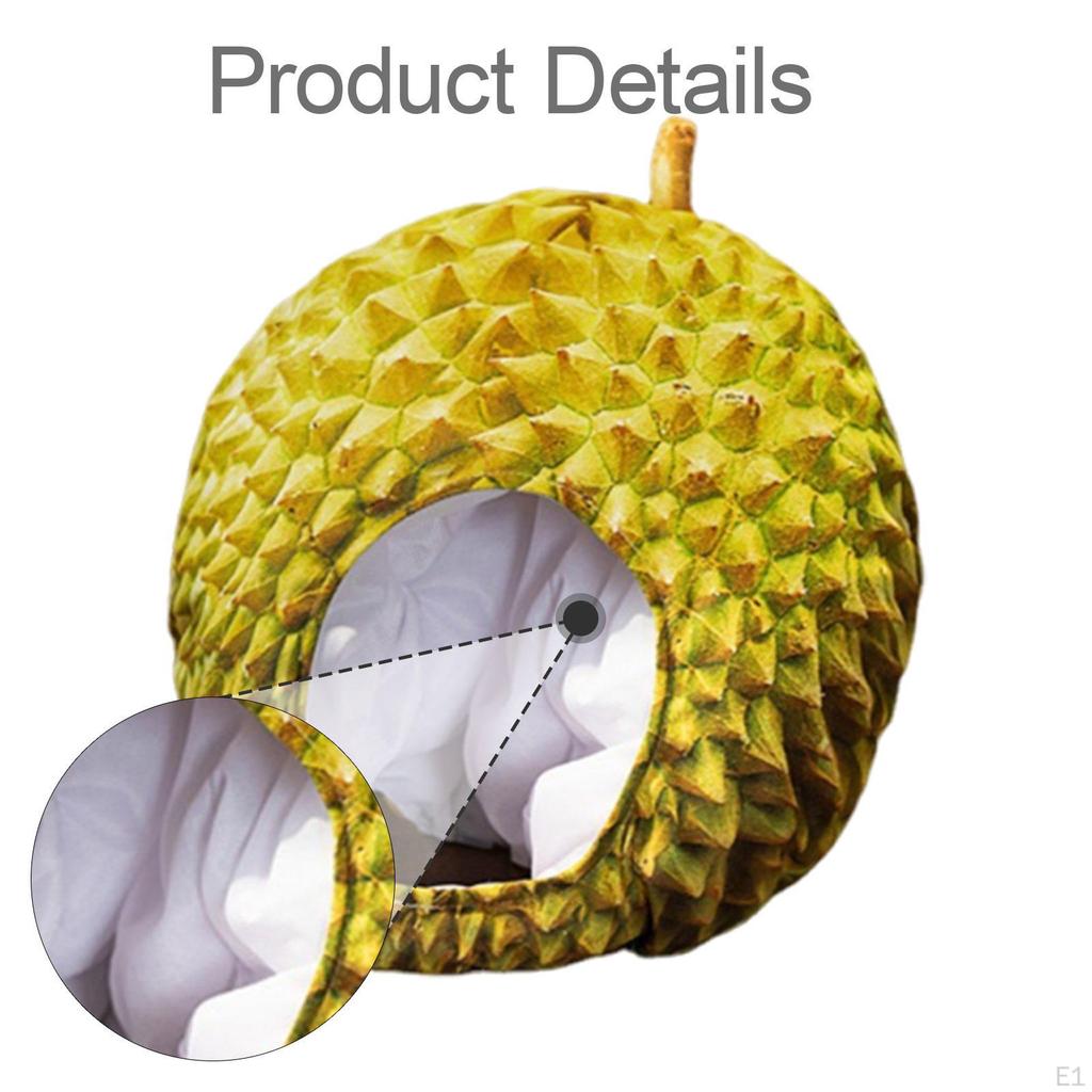 Kapelusz Owoc Durian Dorośli Dzieci Ubranie Festiwalowe na Przyjęcie Urodzinowe Oddychające Nakrycie Głowy