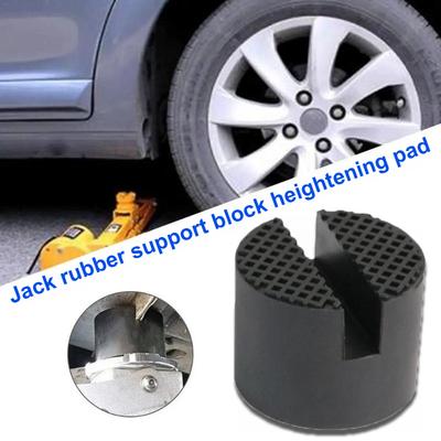 Langlebiges Wagenheber Gummi Pad Geschlitzte Schiene Hydraulischer Geschlitzter Unterstellbock Pad Verschleißfest Bodenbuchse Autoheber Reparaturwerkzeug