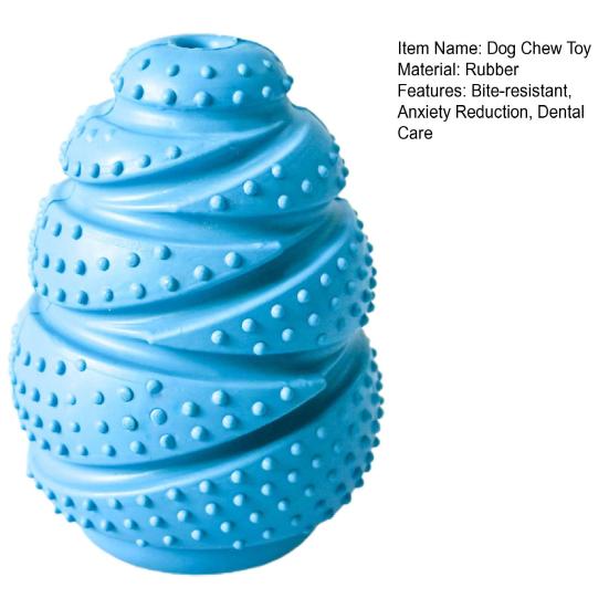 Dog Chew Toy Interactive Treat Dispensing Anxiety Reduction Dental Care for Aggressive