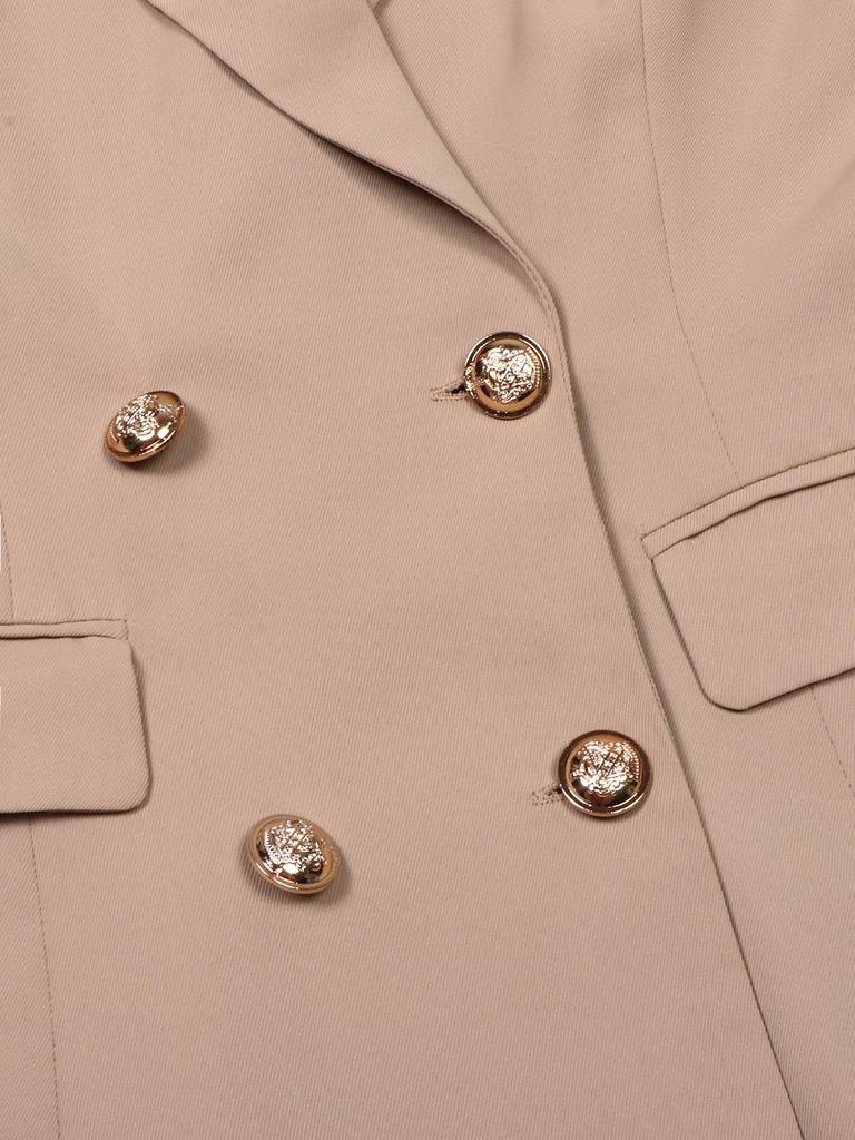 European-American Autumn/Winter Double-Breasted Slim-Fit Mid-Length Outerwear
