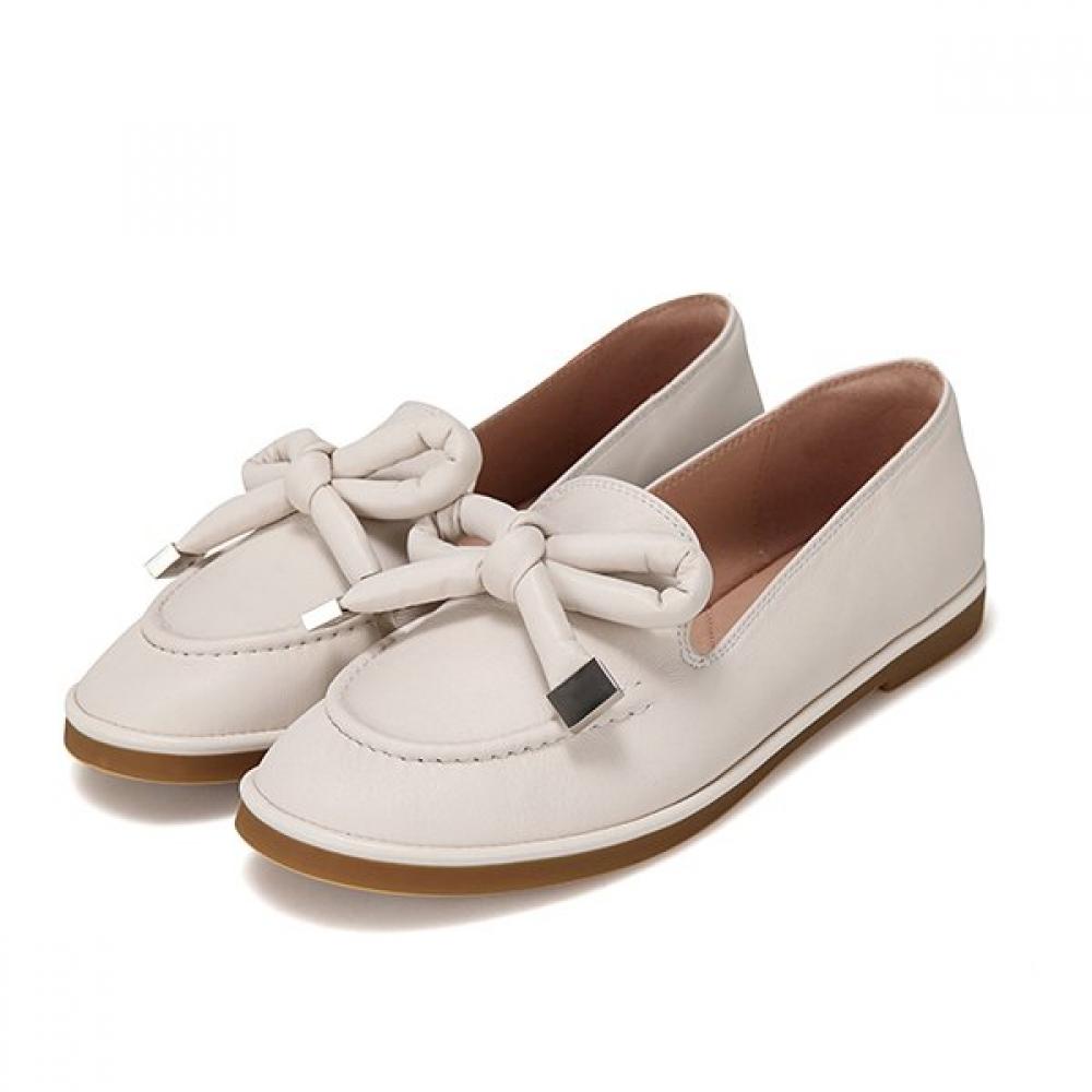 Barbara Leather Ribbon Cushion 1cm Women Loafer Bbh151iv 250mm 14580₽