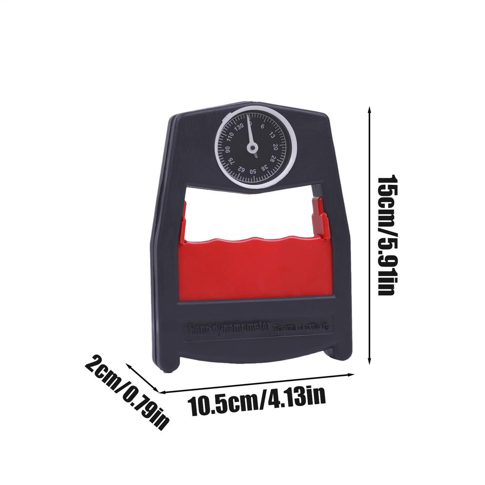 

Hand Dynamometer Grip Strength Tester Hand Grip for Grip Strength Testing and Training Hand Gripper Force Measurement Tools червоний