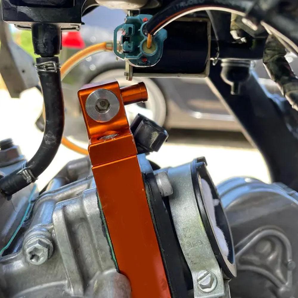 Motorcycle TPi Injector Relocation Block Aluminum For K-T-M EXC300 250 XC XCW TPi Six Days EXC XC 300 250 150 TPi 2023 2022 2021