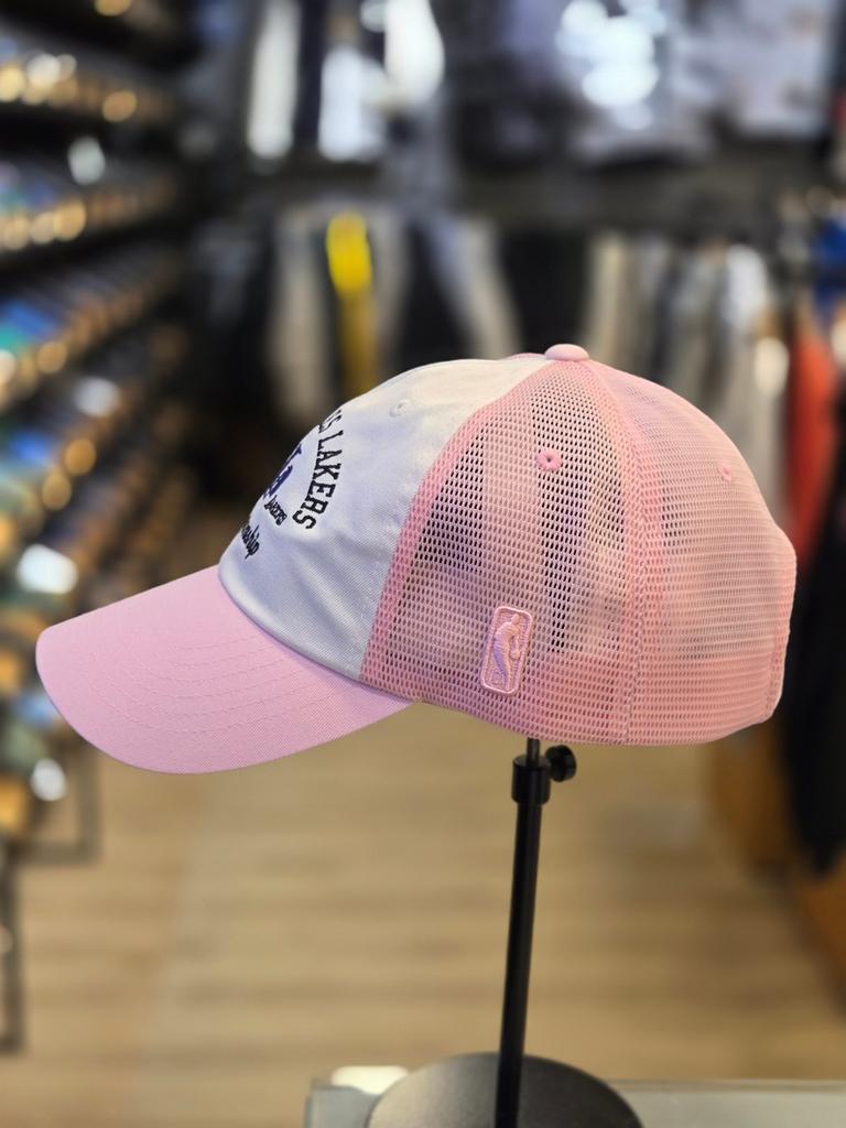 NBA Unisex LAL Championship Mesh Trucker Soft Ball Cap Hat N255AP273P (30)