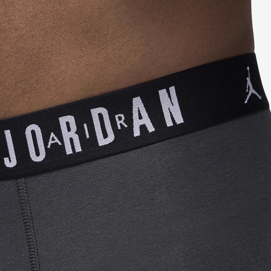 Jordan Printed Letter Low Waist Comfortable Breathable Boxer Briefs 3-Pack Men Underwear HF1882-070
