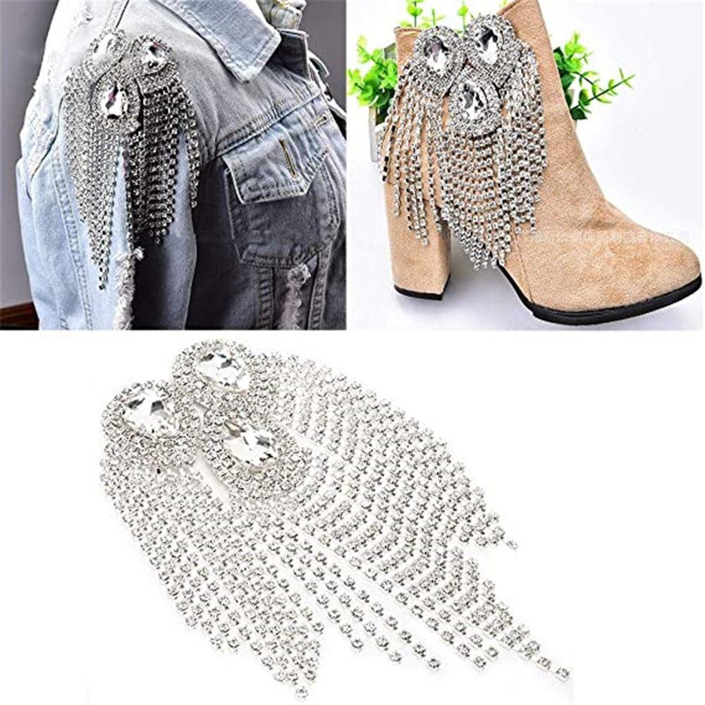 Brooch Brooch Shoulder Board Epaulets Jacket Vintage Brooch Tassel Chain Epaulette  Women