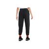 Nike Logo Print Drawstring Cuffed Nine-Point Casual Pants Women Bottoms Black CV0608-045