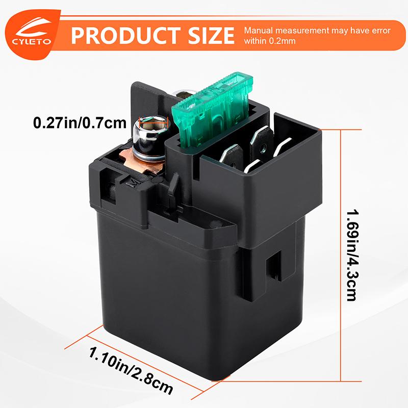 Motorcycle Starter Solenoid Relay for Kawasaki Vulcan Drifter VN 800 900 Nomad 1500 Mean Streak 1600 Voyager 1700 Vaquero 2000