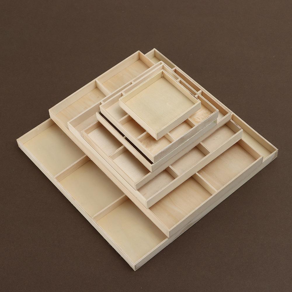 Drawer Plant Pot Stand Bonsai Holder Desktop Organizer Flowerpot Wood Tray Storage Wooden Box