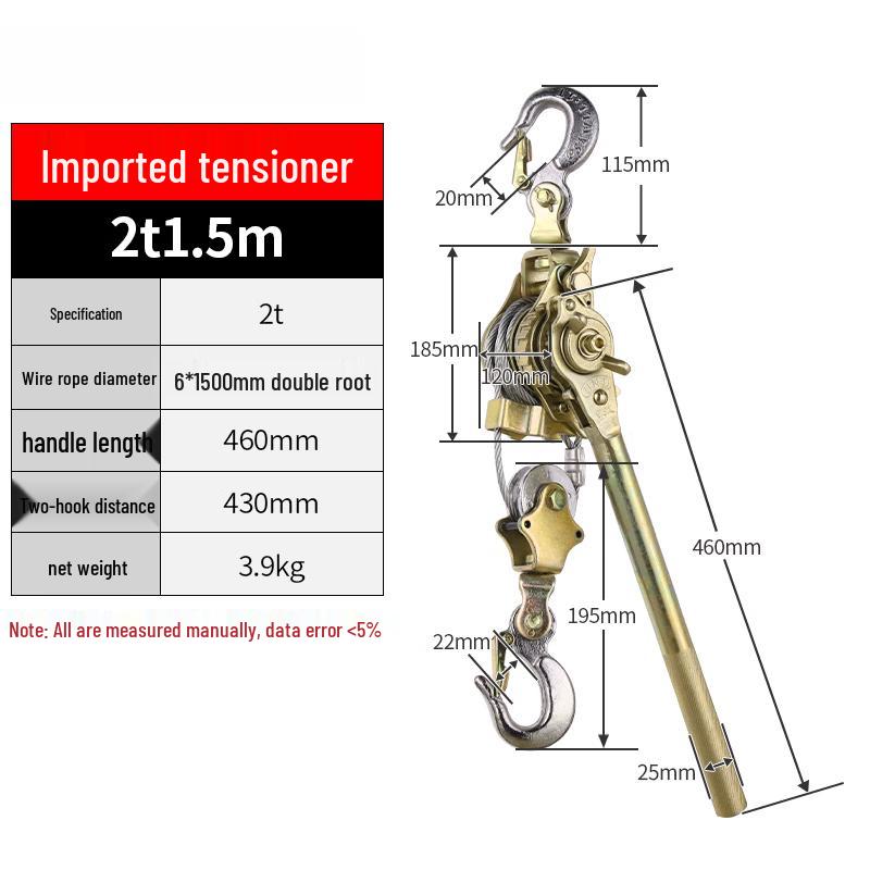 Jundingying Ratchet Wire Rope Tensioner