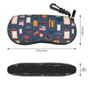 Graduation students school Graduate Glasses Case Girls Student Zipper  Eyewear Storage Box Kawaii Glasses Box