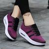 Women's Spring Breathable Knit Soft-Soled Height-Increasing Casual Shoes, Versatile Dance And Square Comfort Footwear For Seniors.